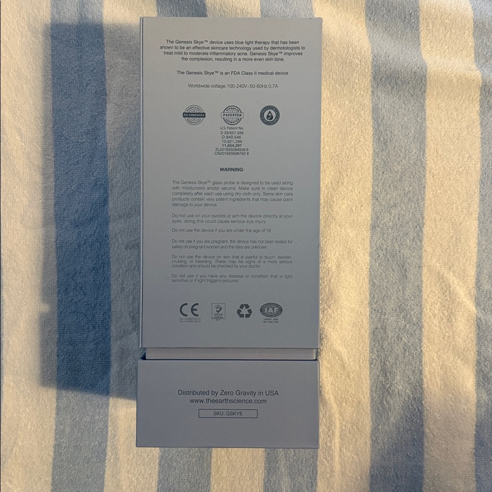 EARTH Genesis Skye Blue Skincare Tool - Picture 15 of 16